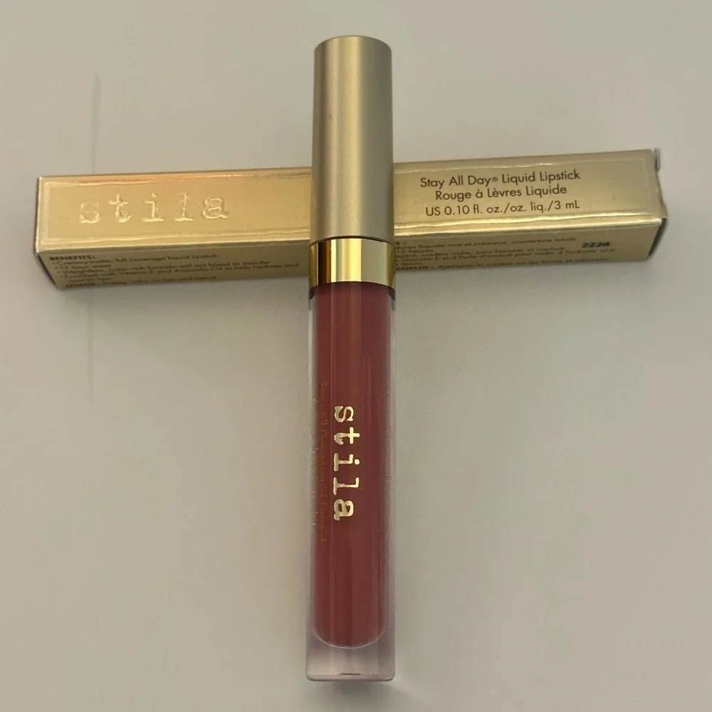 New In Box Stila Stay All Day Liquid Lipstick Rouge Shade Promessa Matte